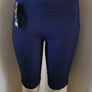 New Junior's Cute Navy capri Tik tok leggings